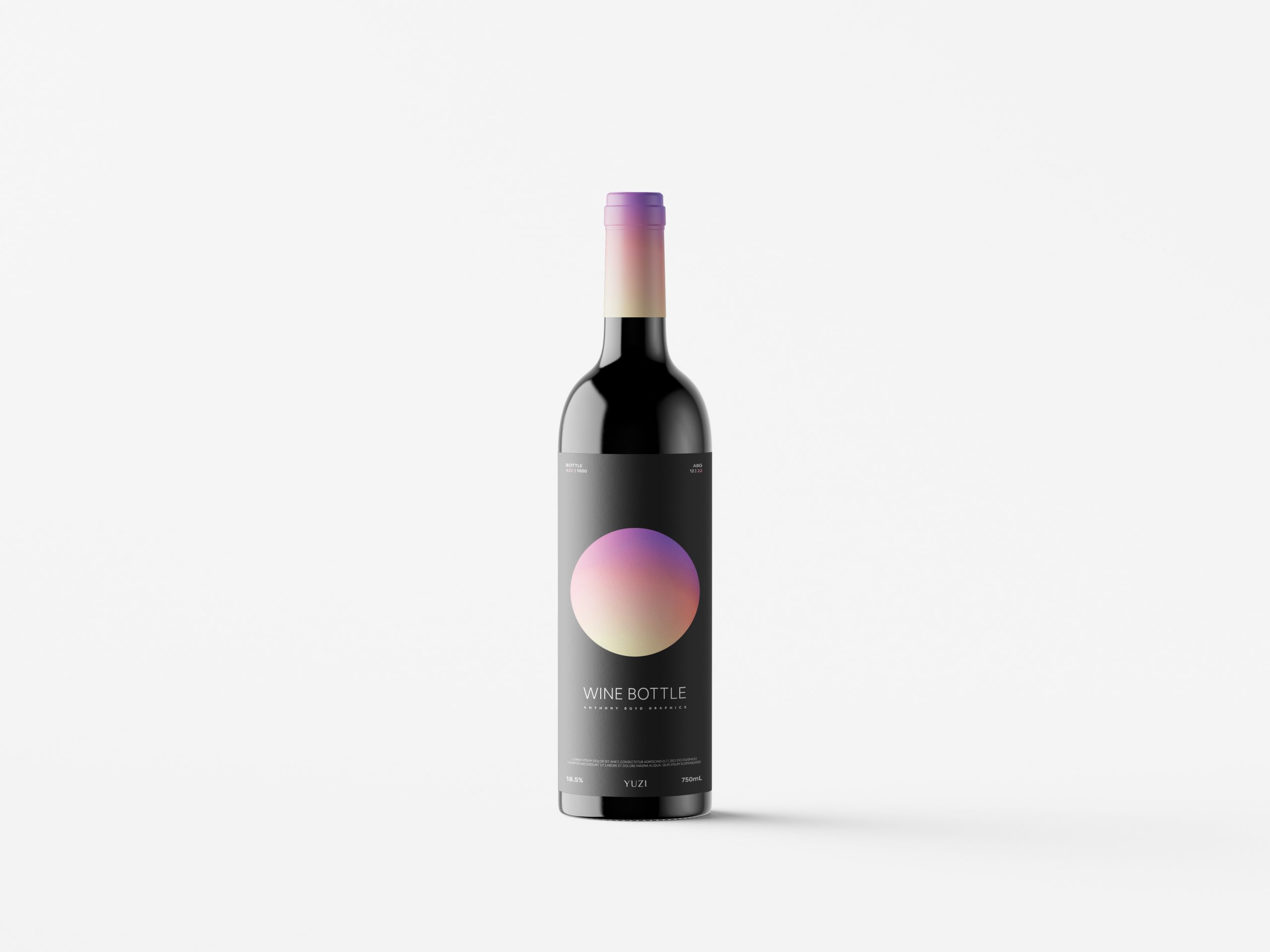 Wine Bottle 模型