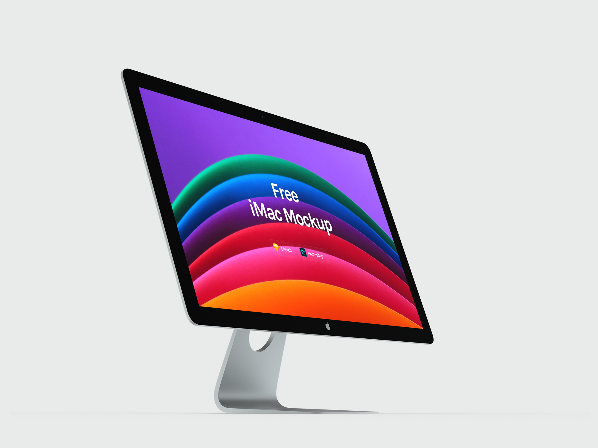Apple iMac 2020 Mockup